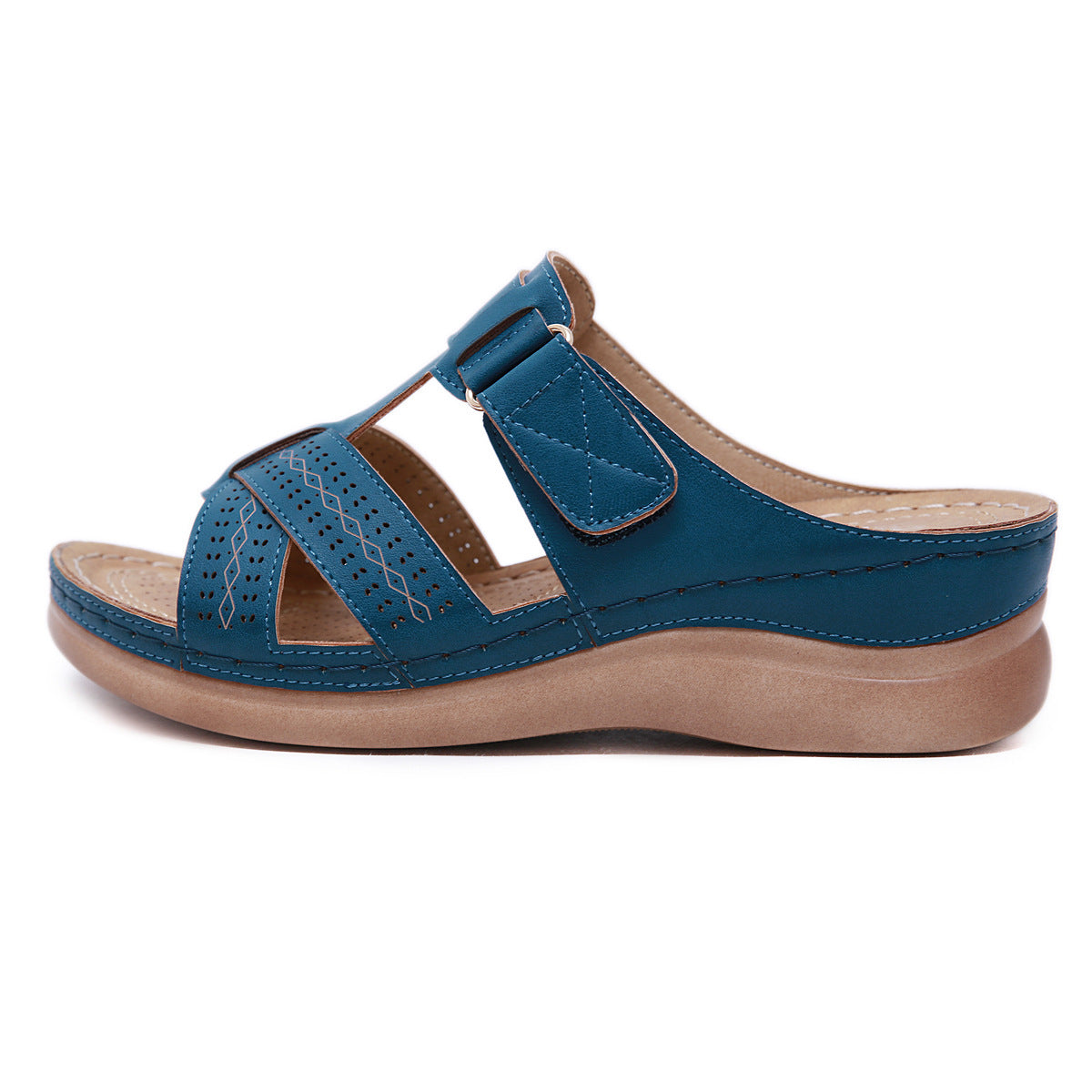Sandals Women's Car Line Mother Shoes Large Size Sandals Wedge Slippers