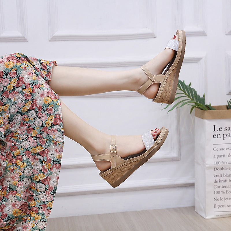 Women's Sandals Wedge Shoes, plus Size, Comfortable Women's Shoes