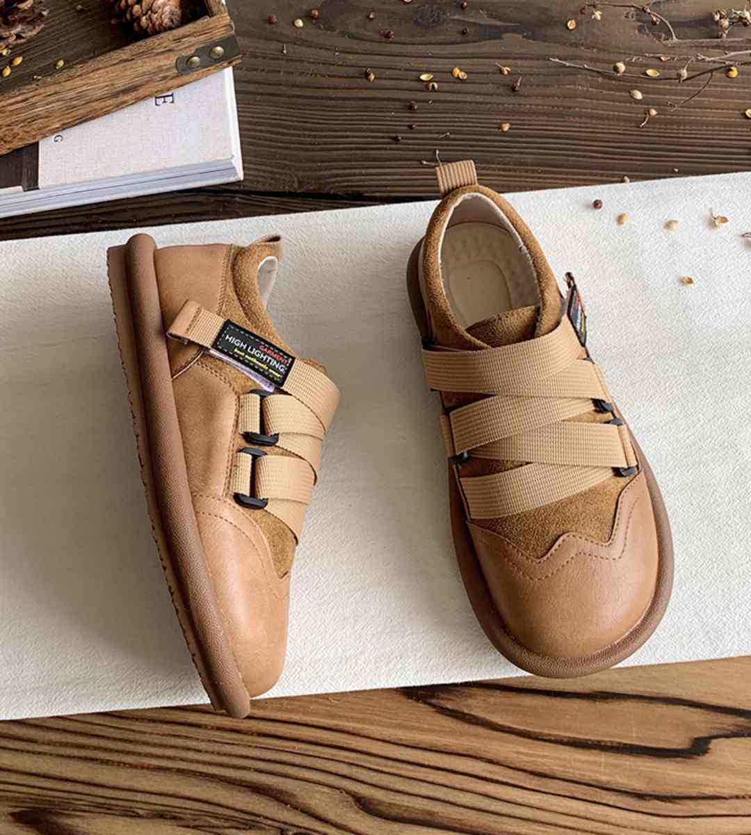 Summer Sneakers Leather Casual Sports Shoes