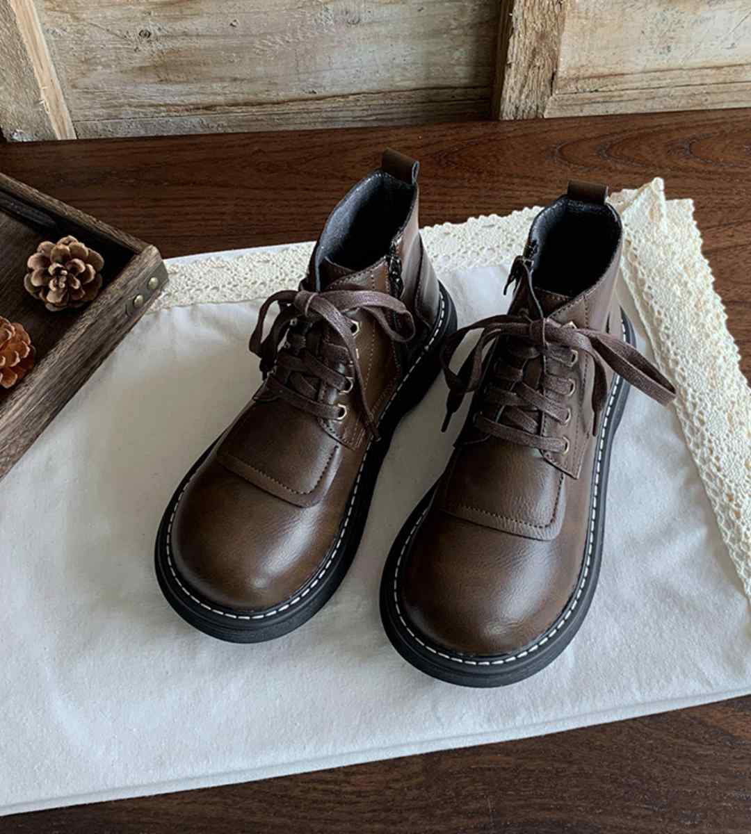Spring Sneakers Leather Casual Sports Footwear