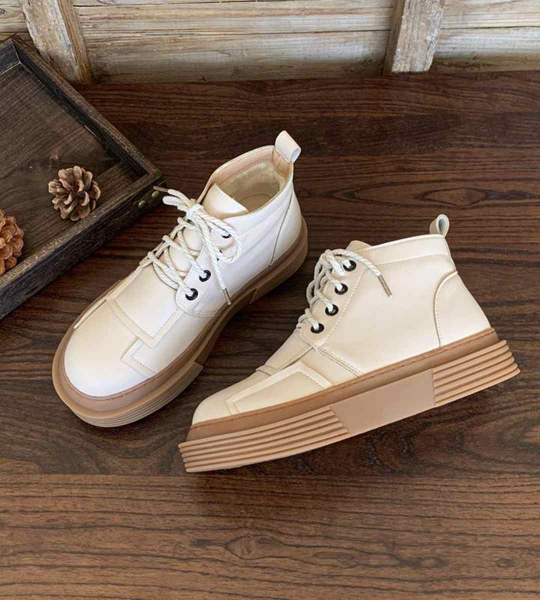Autumn Winter Short Boots Thick Sole Martin Boots Women