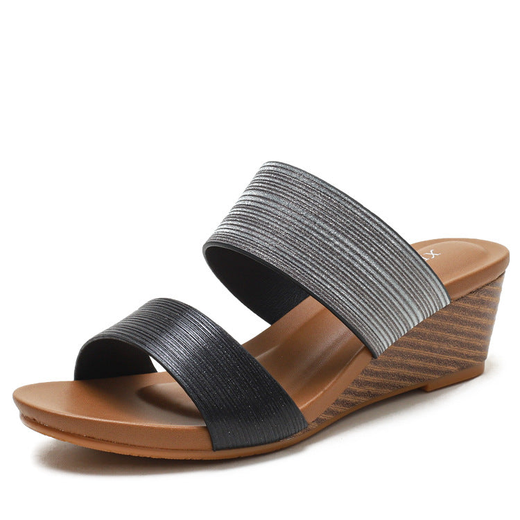 Sandals Women's Sandals and Slippers Women's Fashion Outerwear Platform Heel Platform Wedge Women's Shoes
