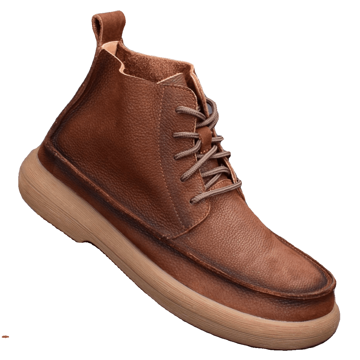 Autumn and winter leather Martin boots men's first layer cowhide breathable soft sole casual leather shoes fashion boots men
