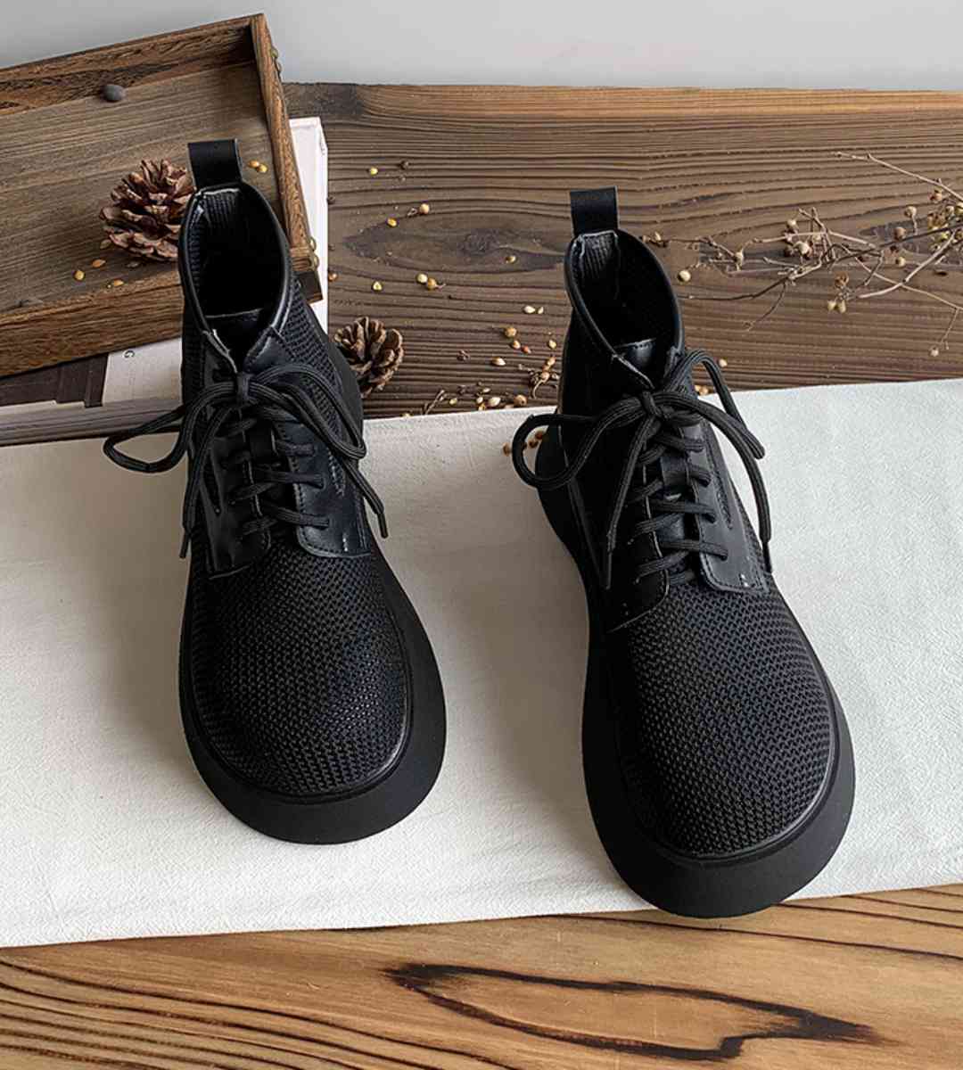 Spring Casual Sneakers Fabric Trendy Athletic Shoes