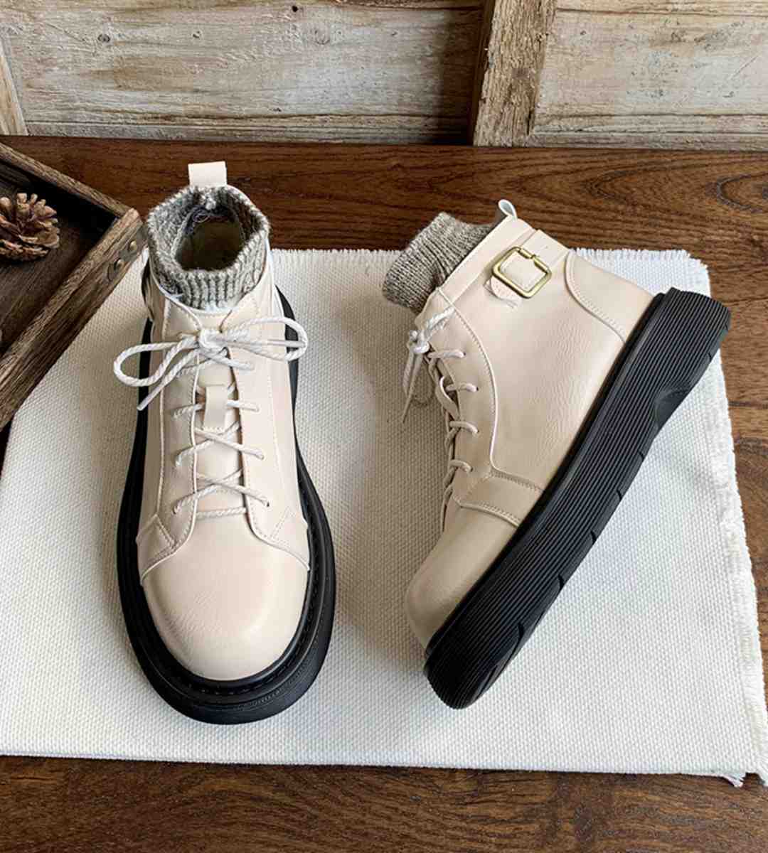 Spring Sneakers Leather Casual Sport Shoes