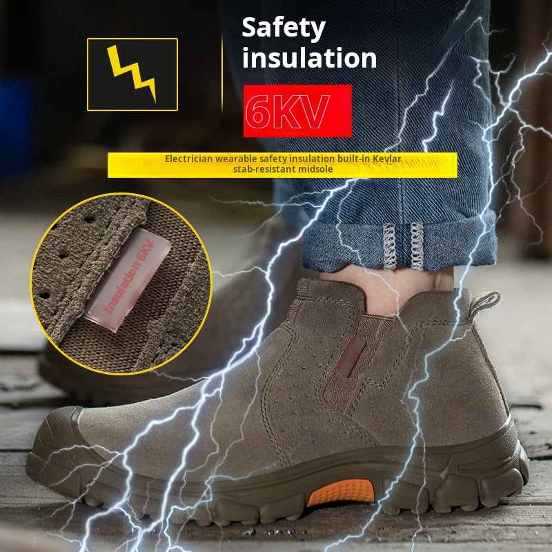 Dbkb-Work Shoes Puncture-Resistant Lightweight