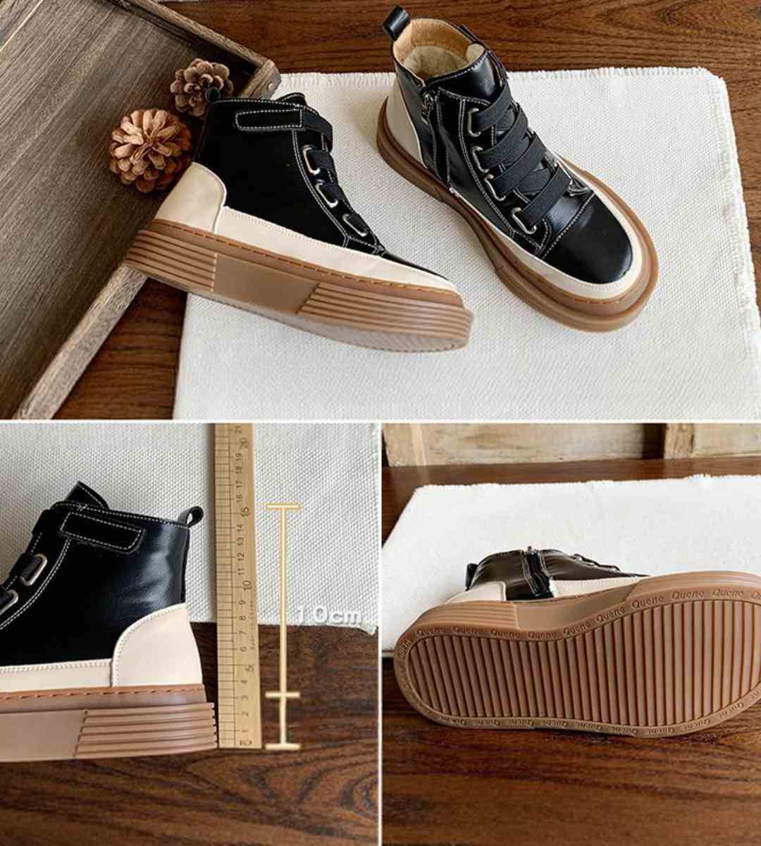 Autumn Casual Sneakers Leather Sporty Fashion Lightweight