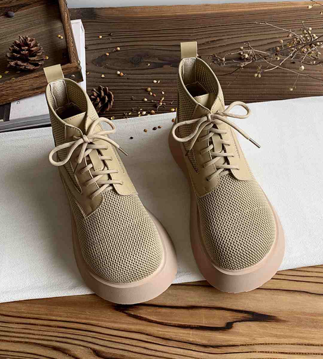 Spring Casual Sneakers Fabric Trendy Athletic Shoes