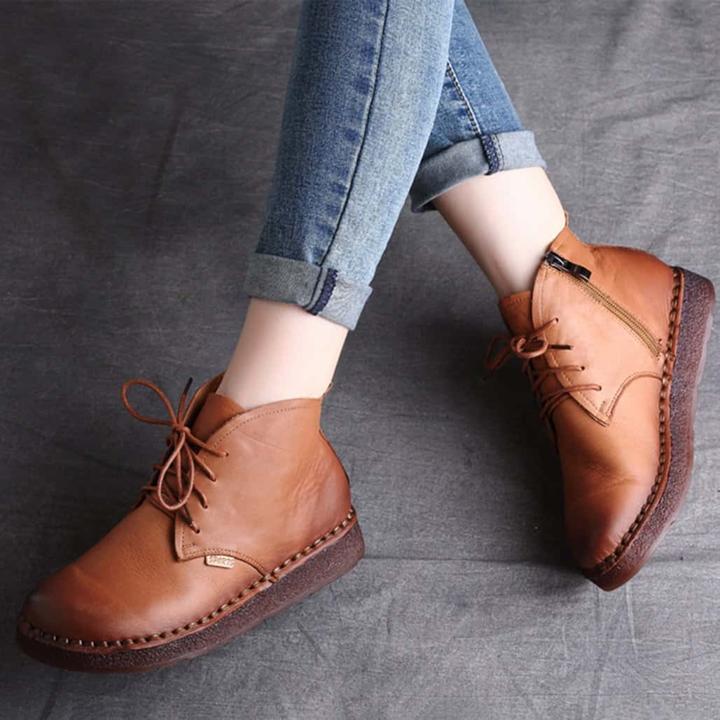 BEST Winter Comfortable Handmade Retro Walking Boots 42