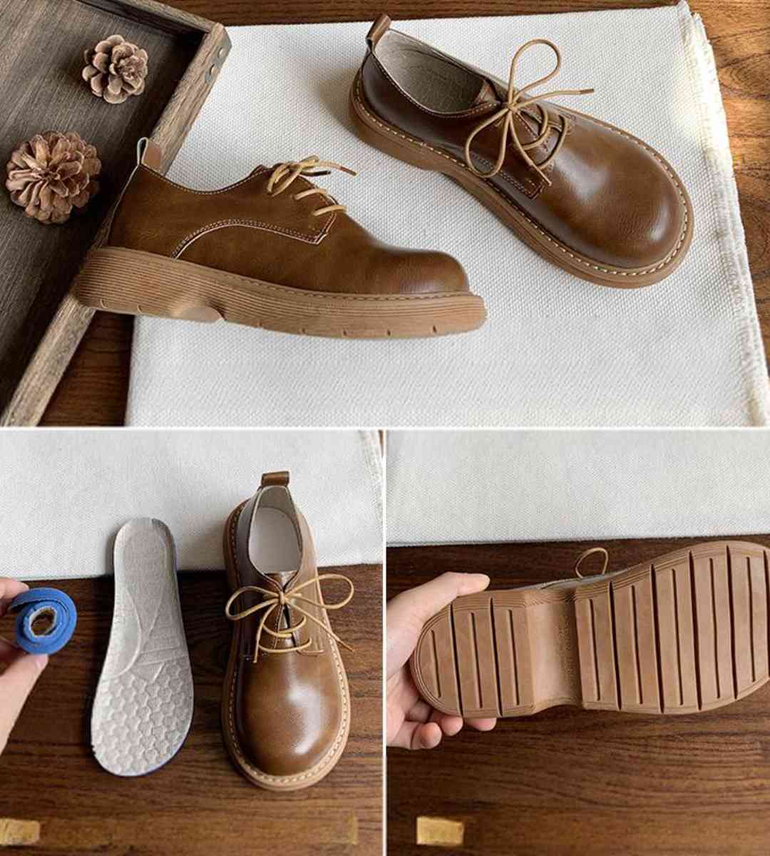 Winter Boots Leather Stylish Casual Outdoor