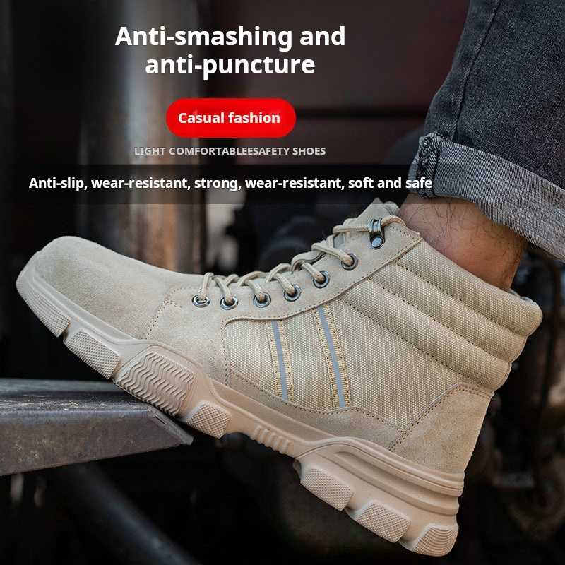 Kmp-Work Shoes Puncture-Resistant Lightweight