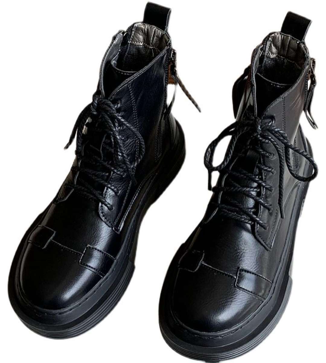 Autumn Winter - Ankle Boots - Fleece - British Style - Women's