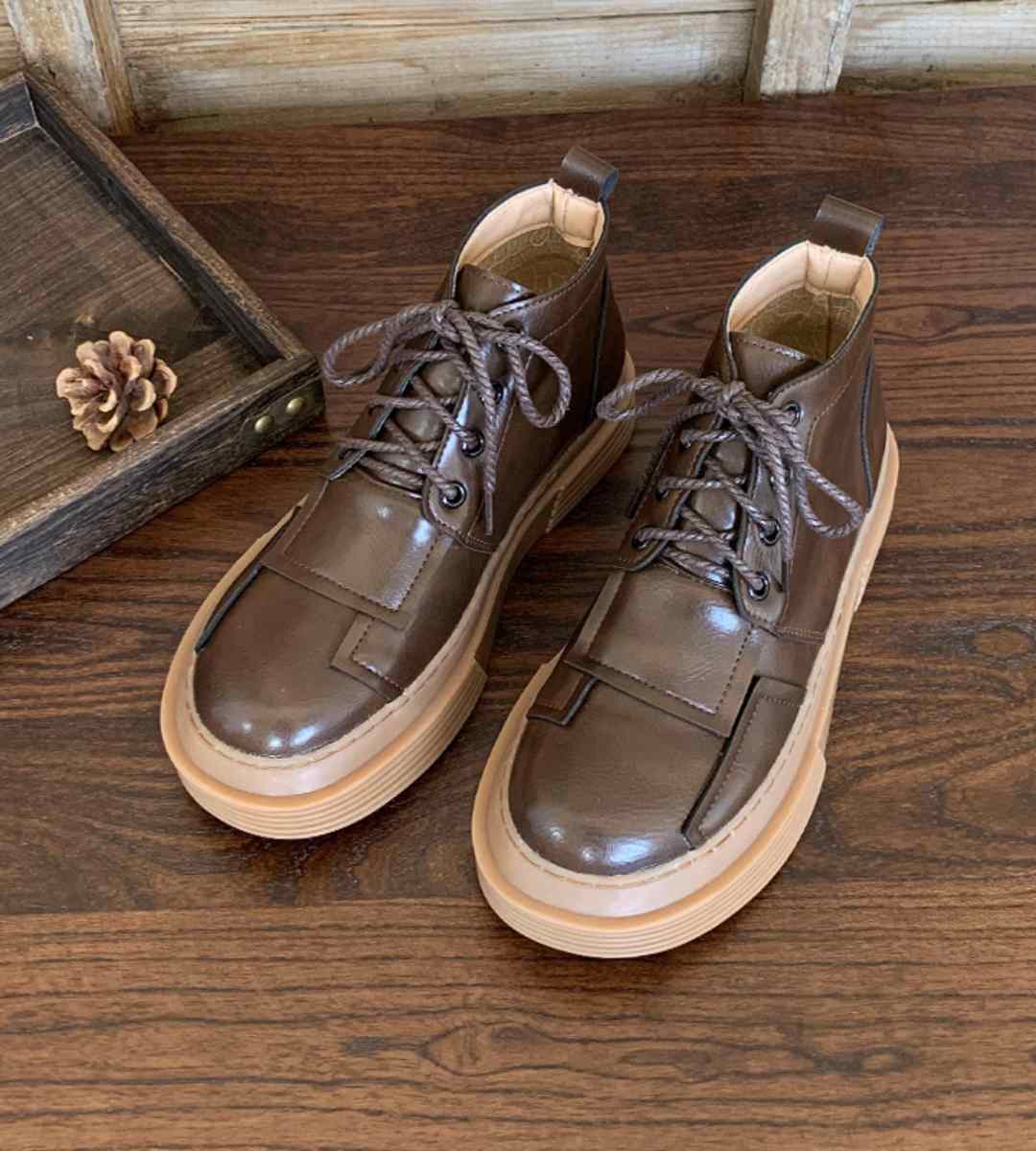 autumn sneakers leather casual sports footwear