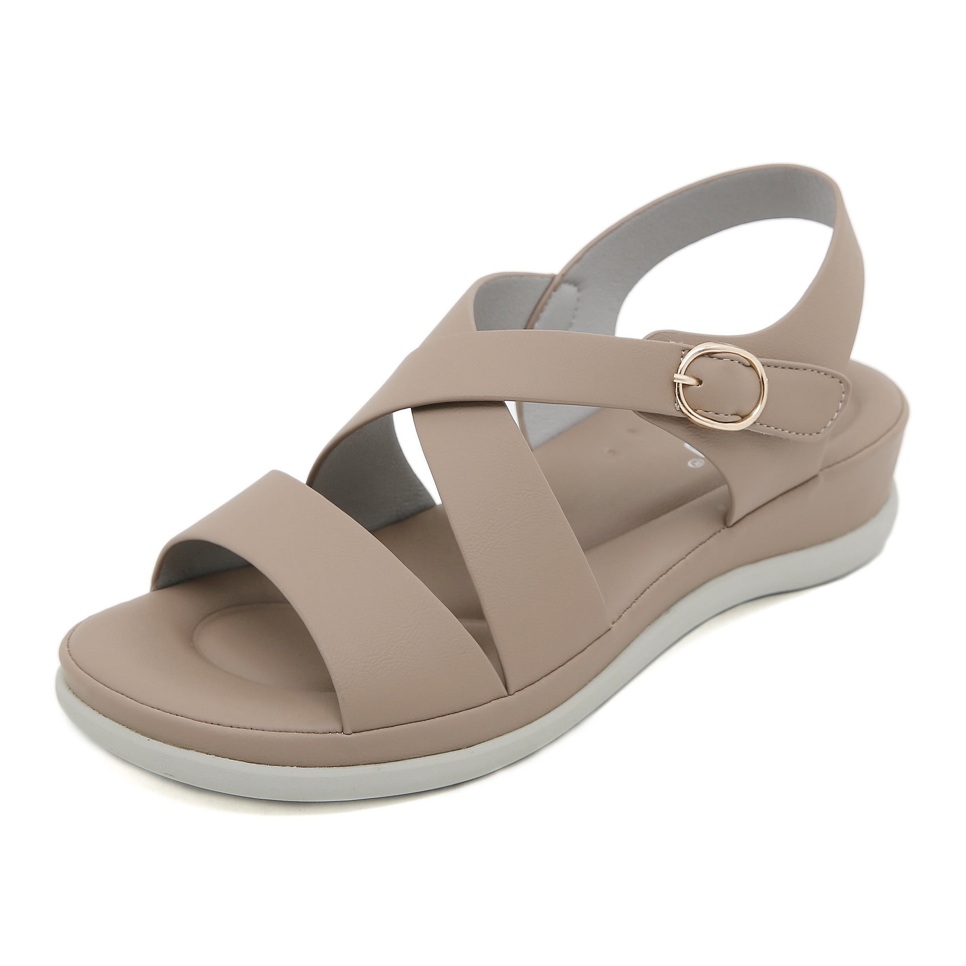 JS1905-1 Sweet Sandals Women's Fashion Large Size Platform Sandals Beach Shoes