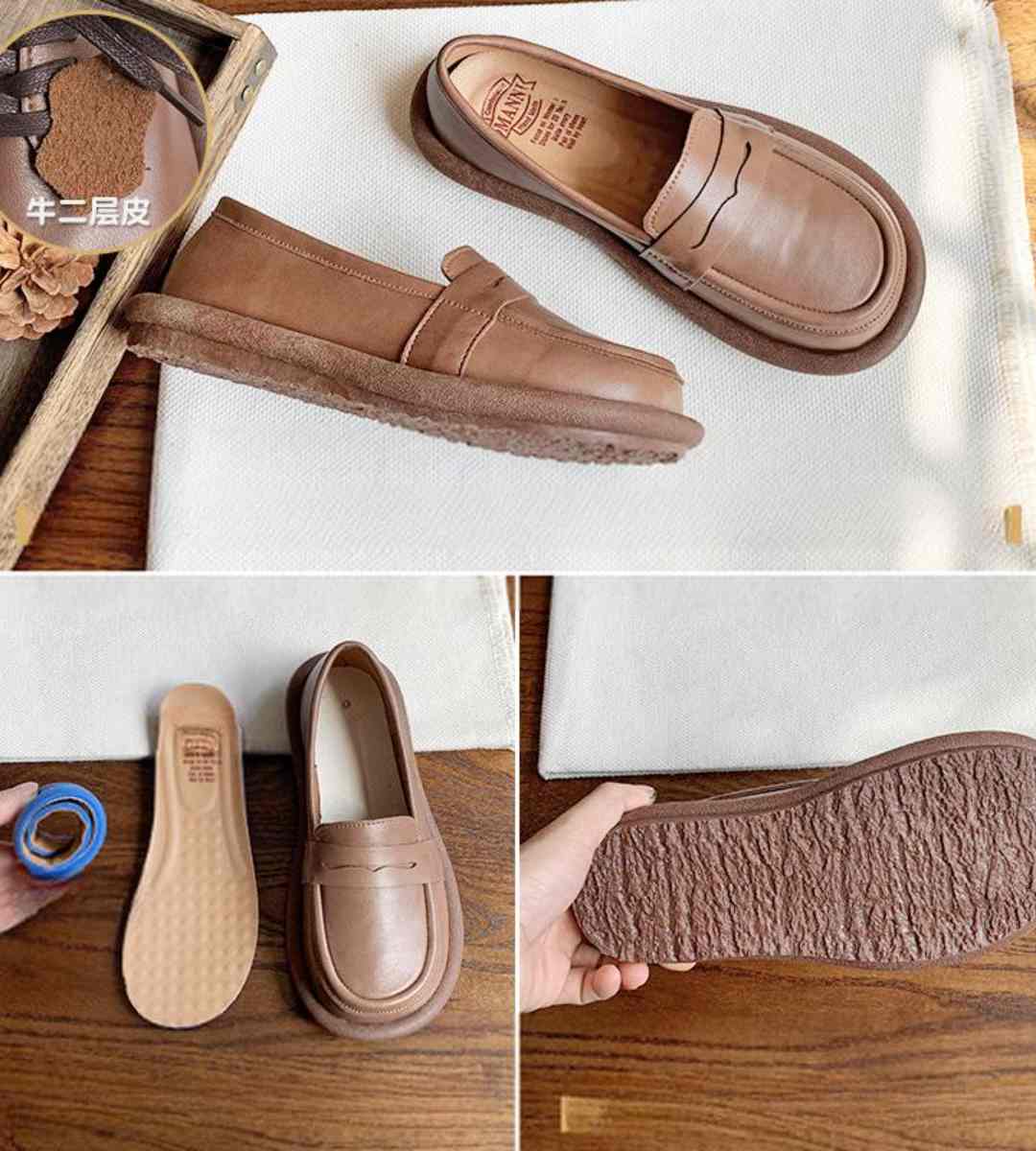 Summer sandals leather casual stylish comfortable footwear