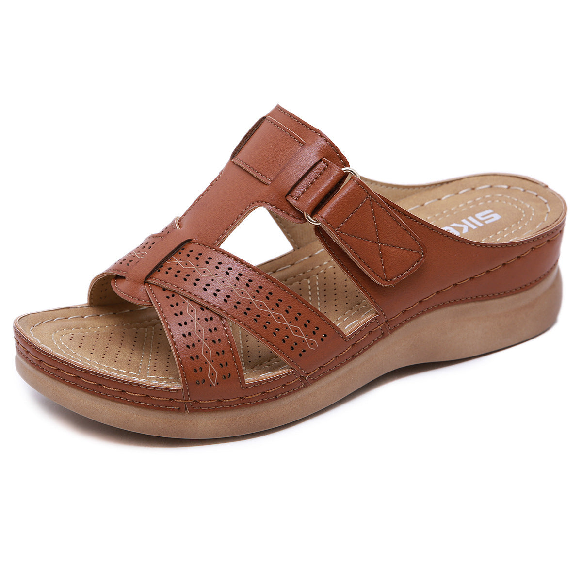 Sandals Women's Car Line Mother Shoes Large Size Sandals Wedge Slippers