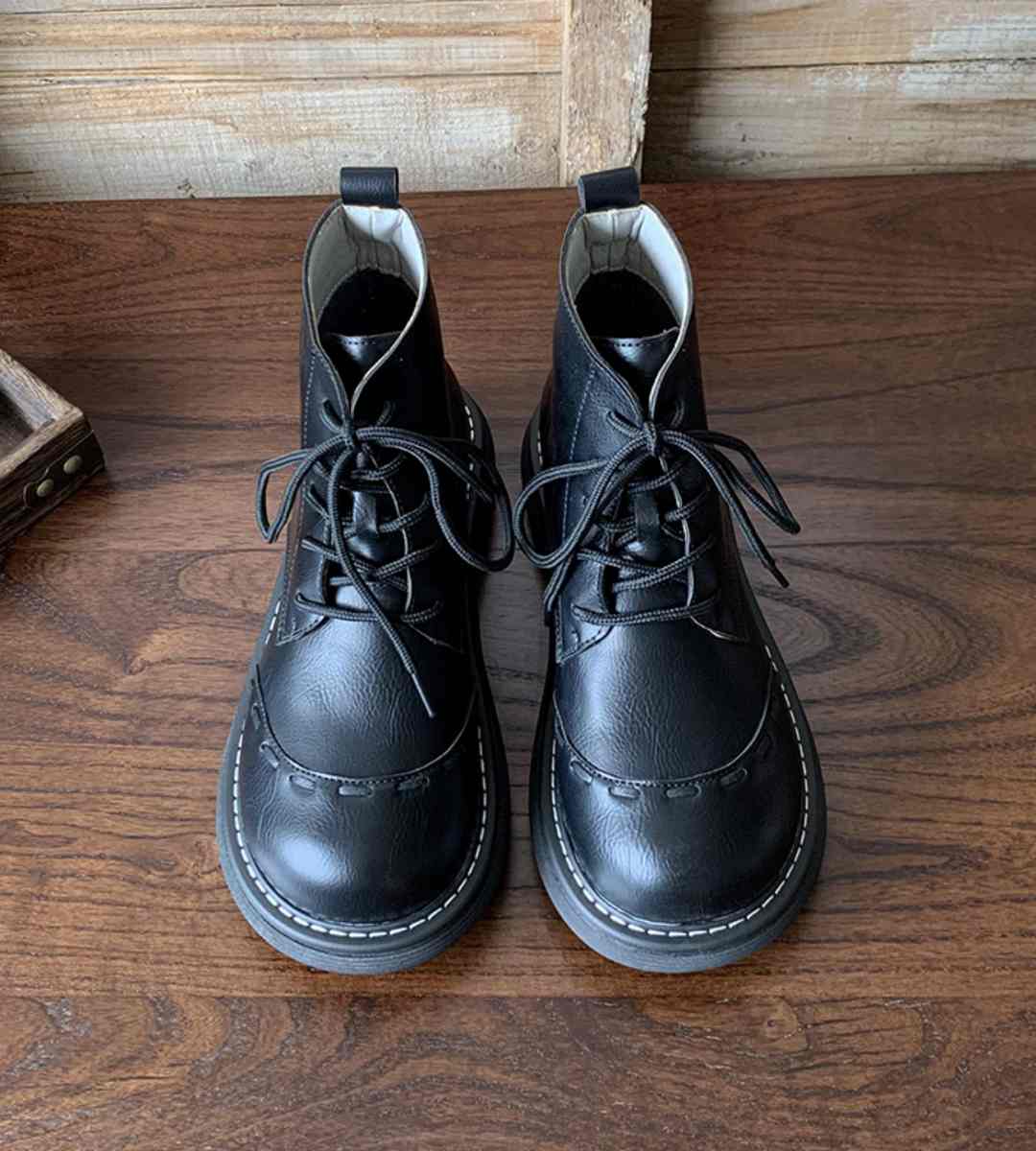 Fall Sneakers Leather Casual Athletic Shoes