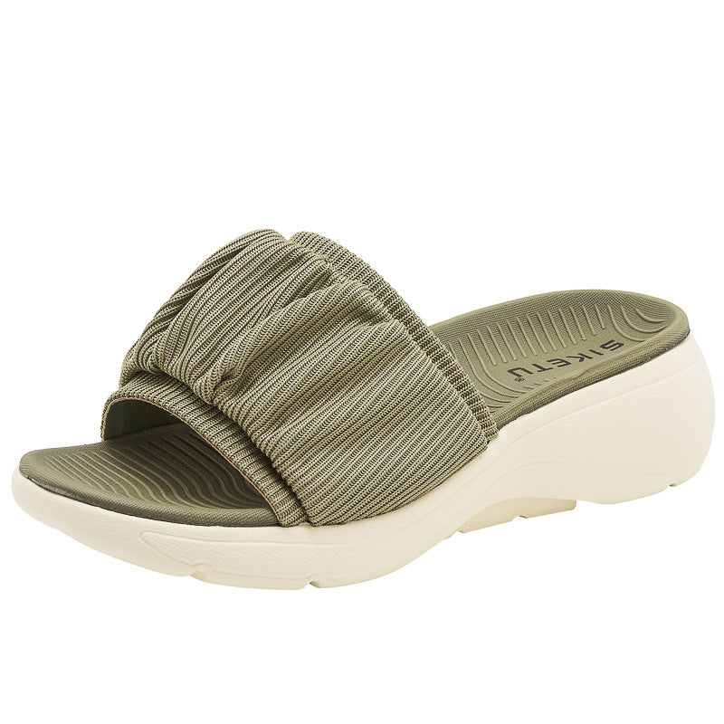 398-3 Thick Sole Lightweight Anti slip Comfortable Casual Slippers | Sports sandals