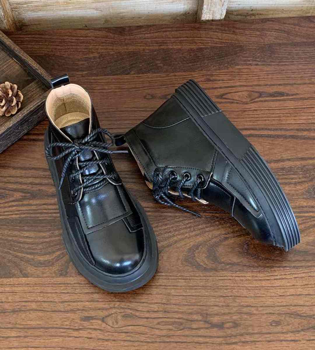 Autumn Winter Short Boots Thick Sole Martin Boots Women