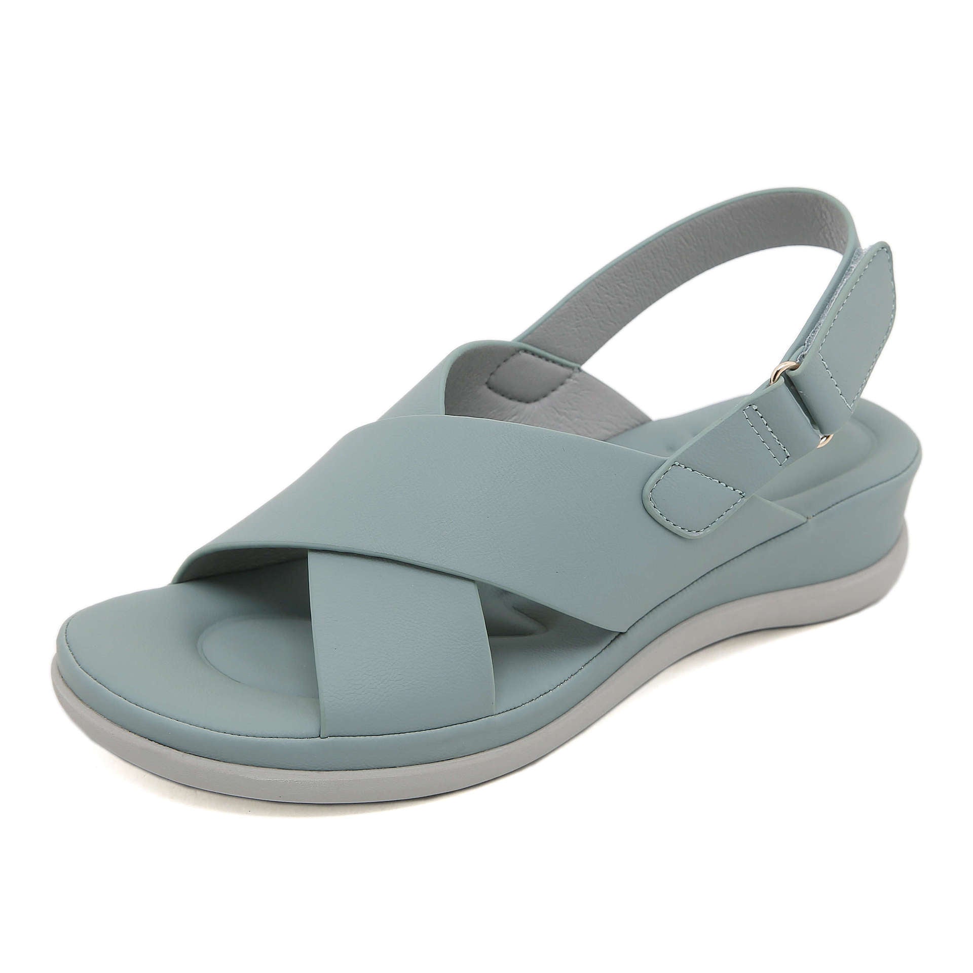 JS1905-5 Sweet Sandals Women's Fashionable Elegant Large Size Platform Shoes Beach Sandals