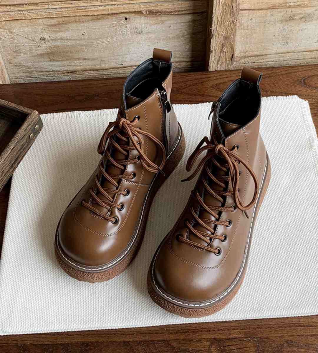 Autumn Casual Sneakers Leather Trendy Sports Footwear