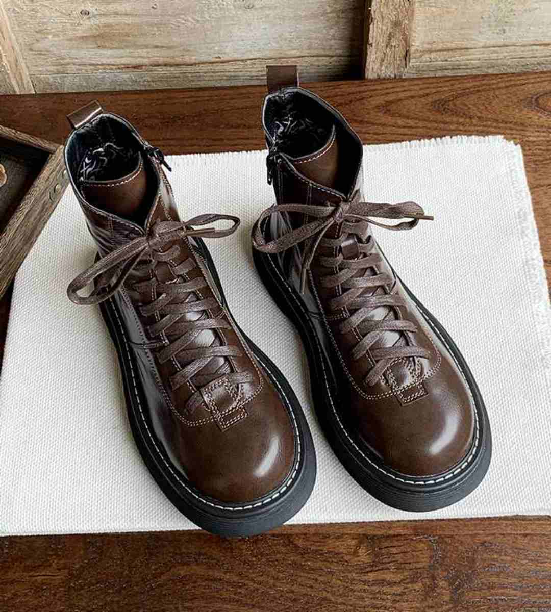 Winter - Ankle Boots - Thick-soled - Retro - Women's Martin Boots