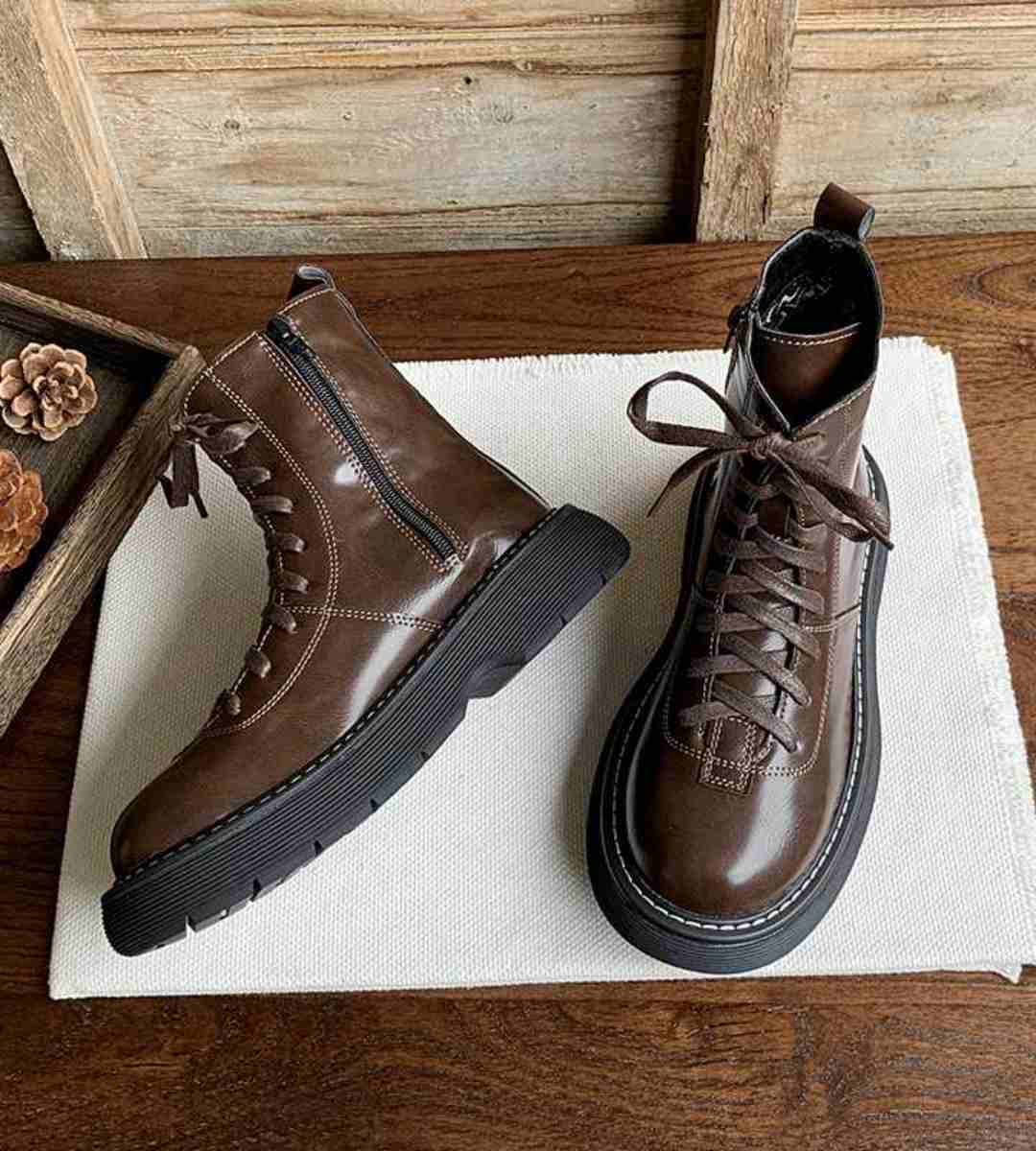 Winter - Ankle Boots - Thick-soled - Retro - Women's Martin Boots