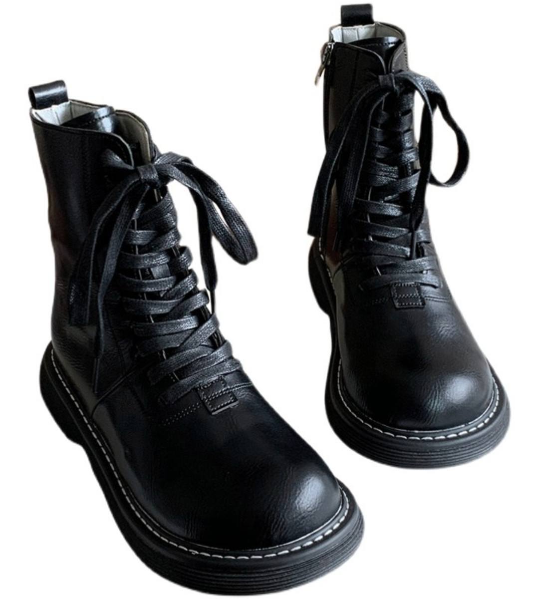 Autumn Winter - Martin Boots - Thick Sole - Retro - Women's