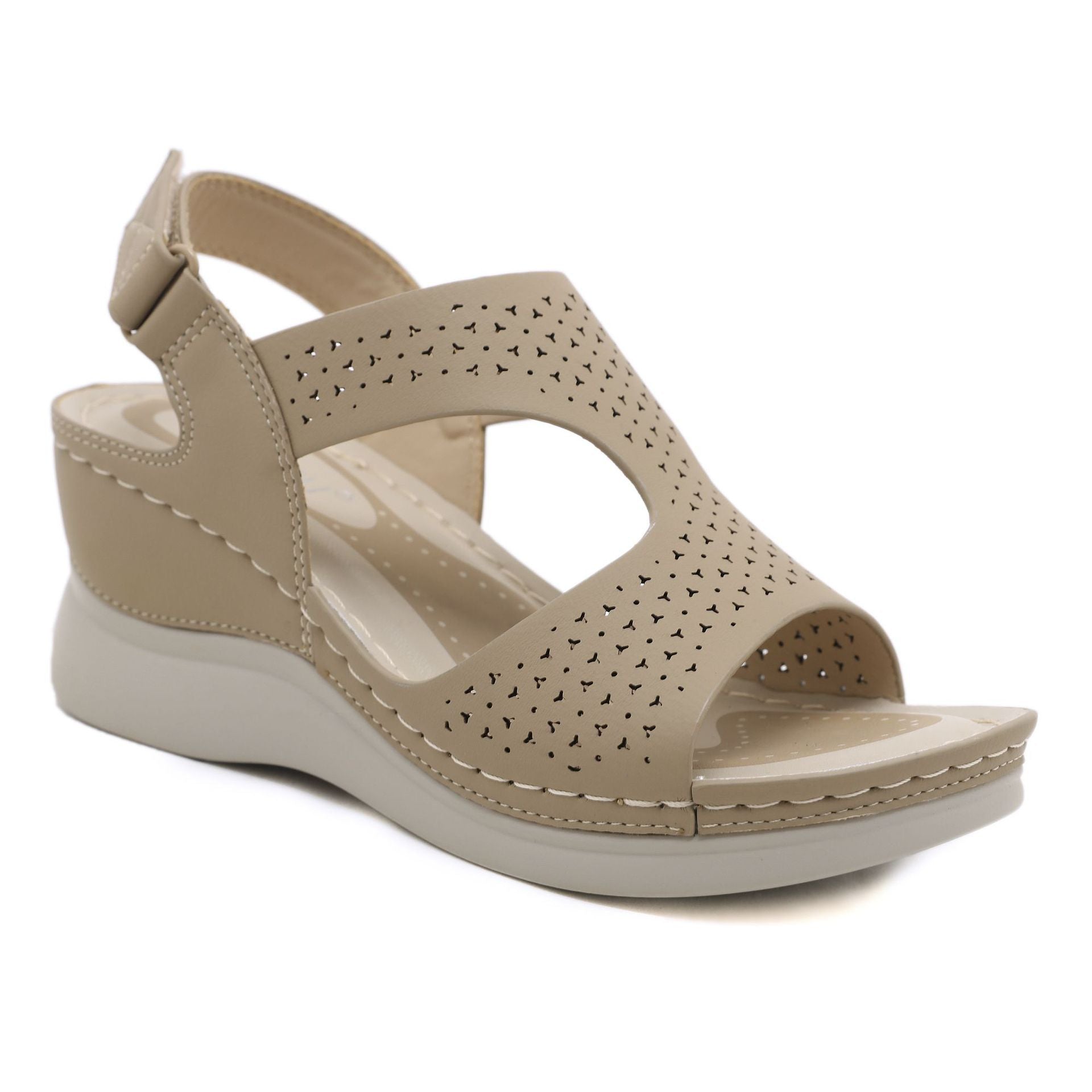 JS6331-4 Spring and Summer Fashion Casual Wedge Beach Outdoor Slippers Women's Shoes