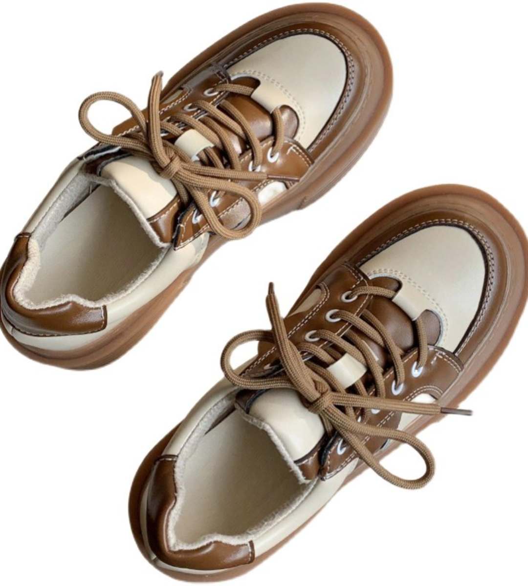 Autumn - Flat Shoes - Leather - Vintage - Casual Oxford