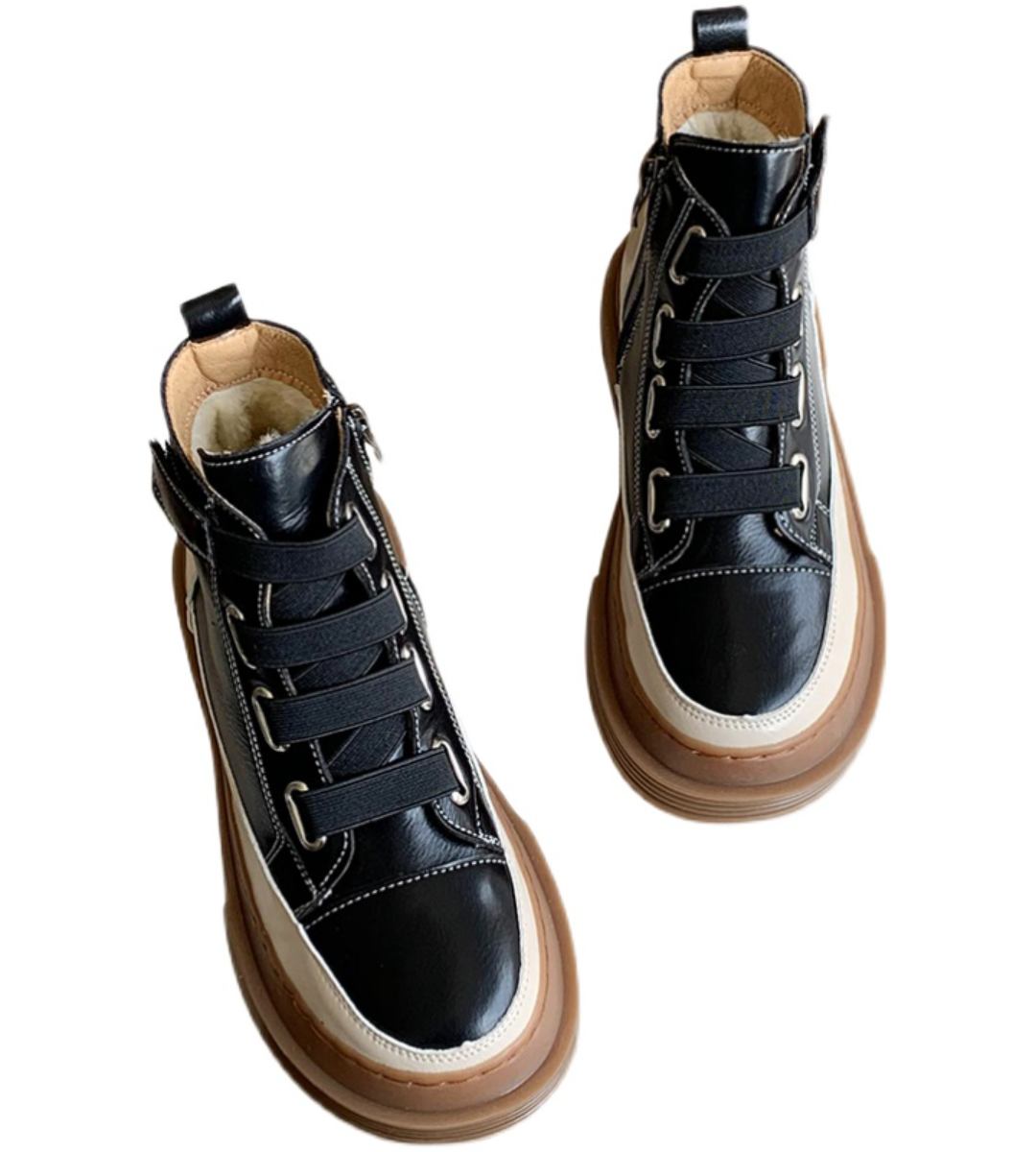Autumn Casual Sneakers Leather Sporty Fashion Lightweight