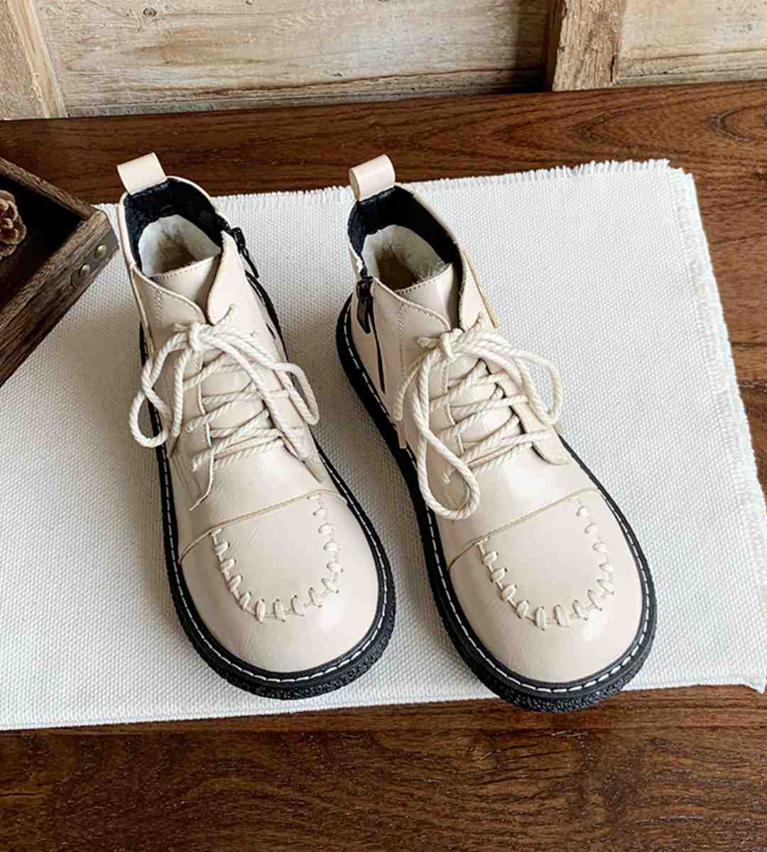 Winter Boots Leather Casual Stylish All-purpose