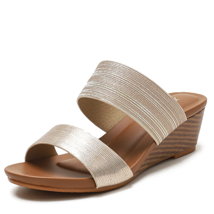 Sandals Women's Sandals and Slippers Women's Fashion Outerwear Platform Heel Platform Wedge Women's Shoes