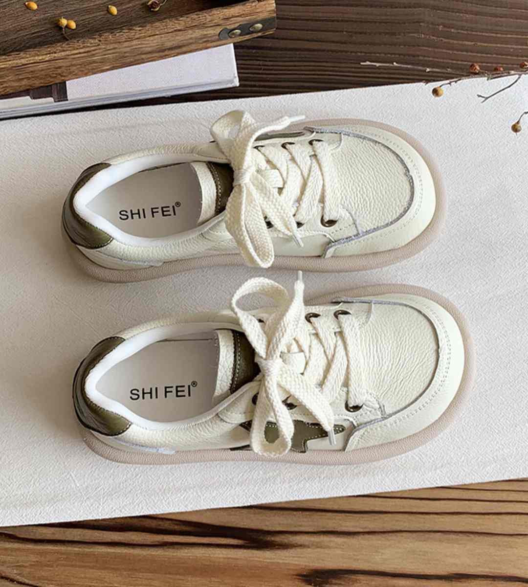 Fall Sneakers Leather Casual Sports Shoes