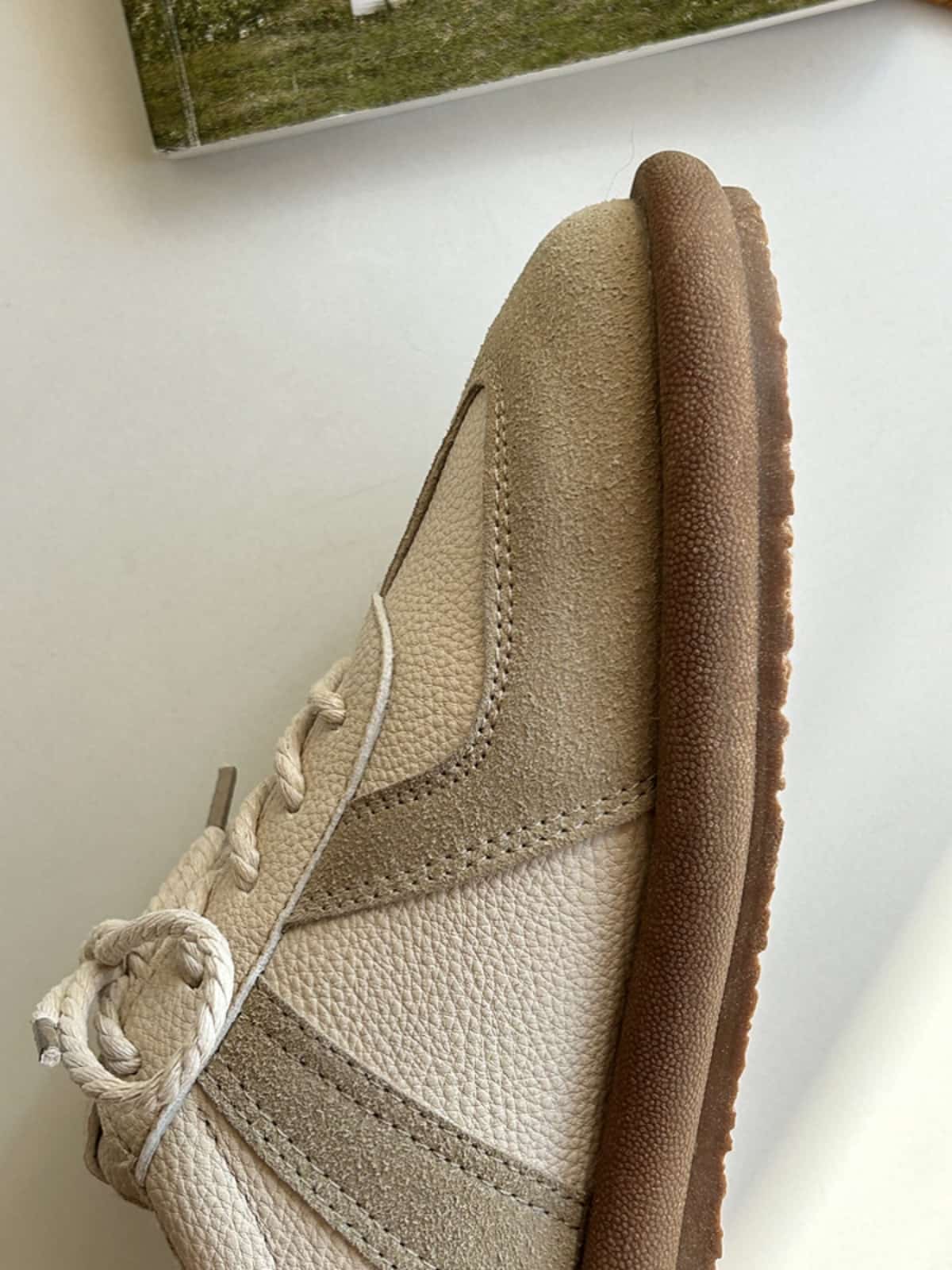 Round head lace-up flat shoes, new soft-soled deep-mouth single shoes, German training shoes autumn