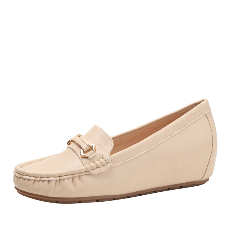 Extra Slip-on Flat Shoes Casual and Comfortable Doug Single-Layer Shoes Thick Sole Non-Slip