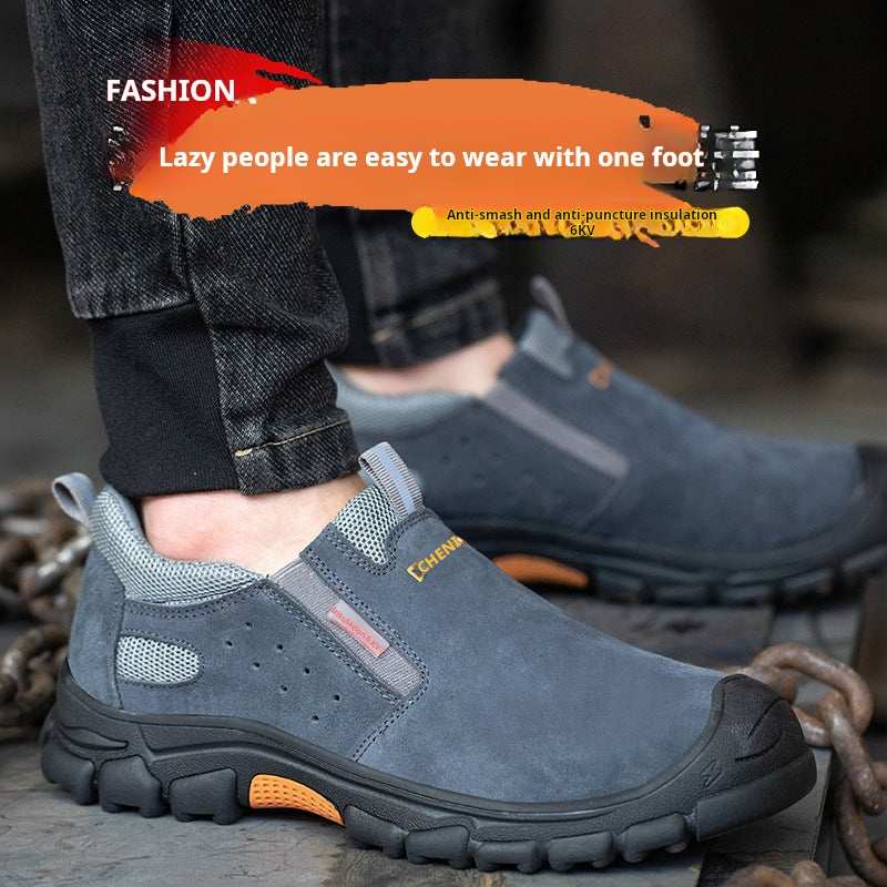 Jfhas-Work Shoes Cut-Resistant Lightweight
