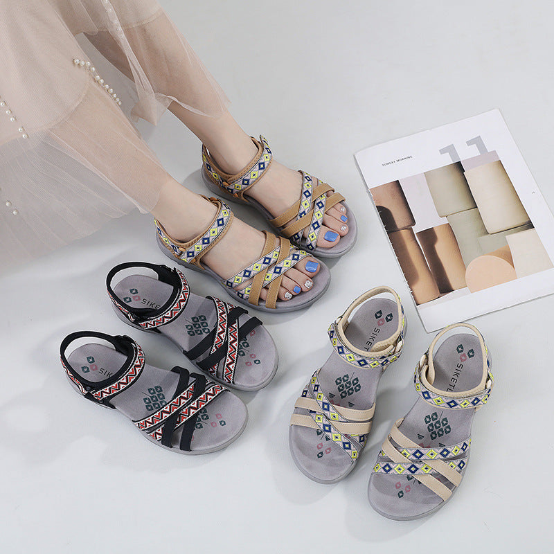 Sports Sandals Printed Large Size | Sports sandals