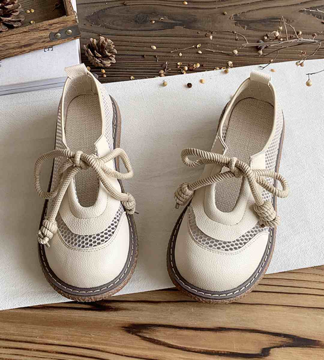 Autumn Casual Sneakers Leather Stylish Trendy Footwear