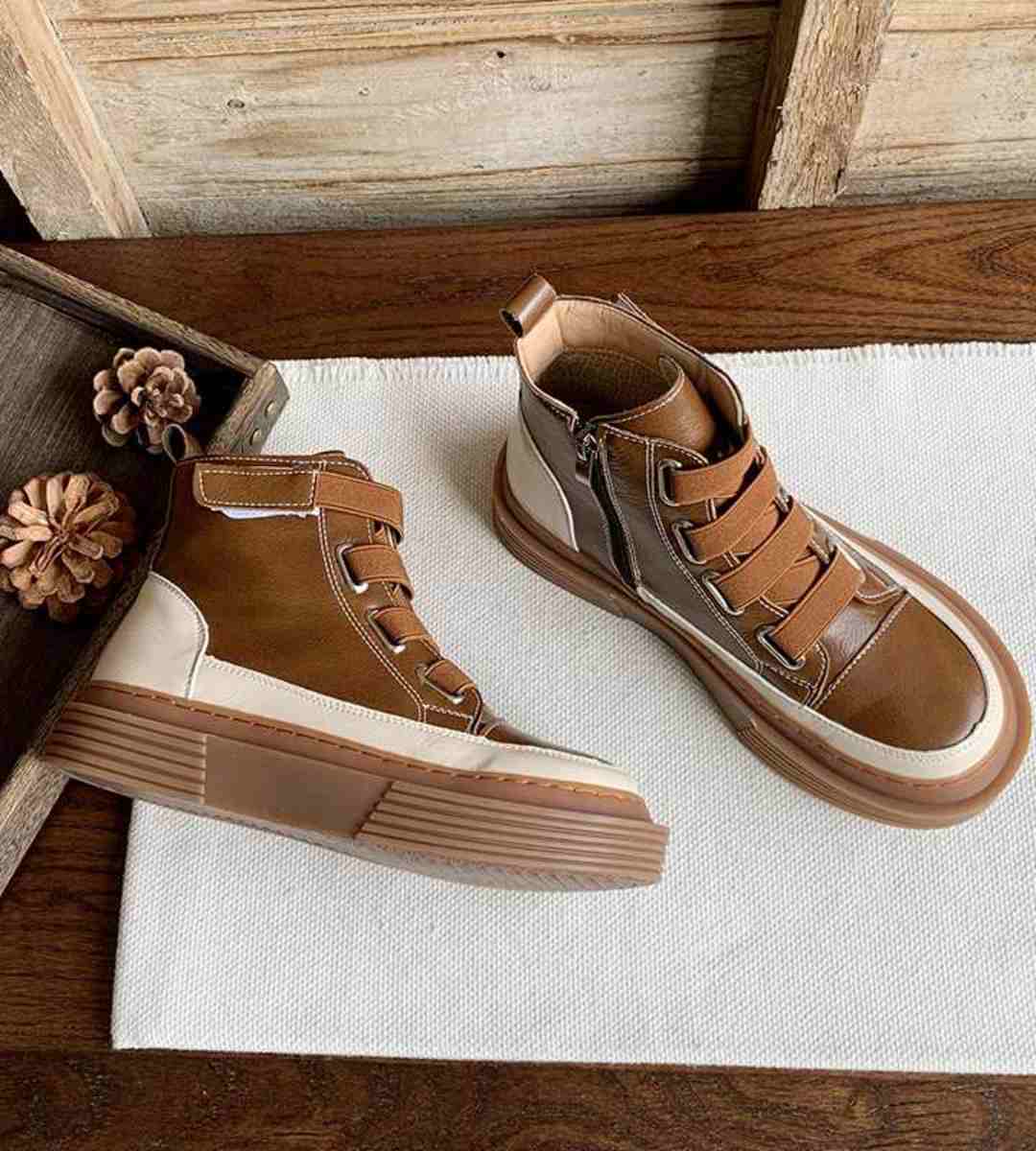 Autumn Winter Thick Sole Plush Martin Boots Women's Casual