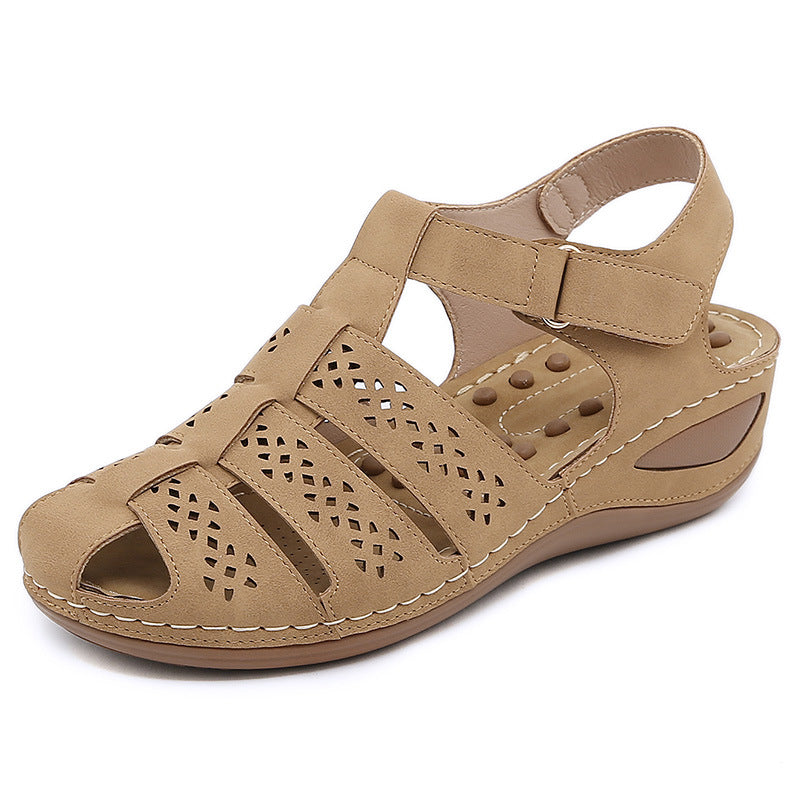 C801-3 Sandals Women's Car Line Mother Shoes Large Size Sandals Wedge Slippers
