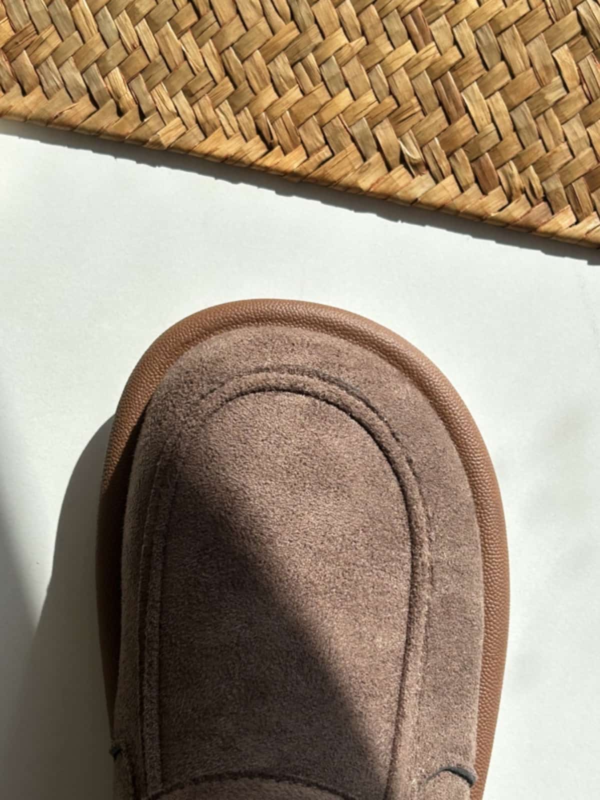 Suede round head flat bottom short boots winter warm velvet soft bottom snow boots