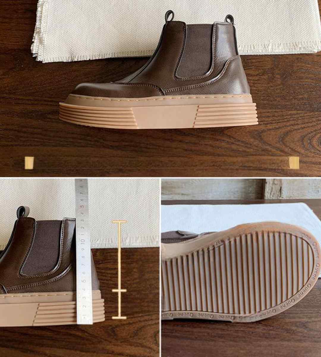 Fall Casual Sneakers Leather Trendy Sports Footwear