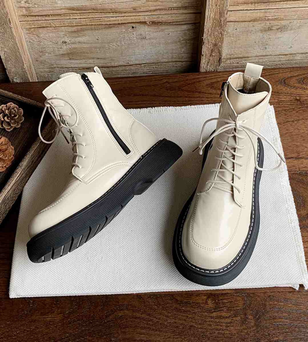 winter boots leather casual fashion footwear