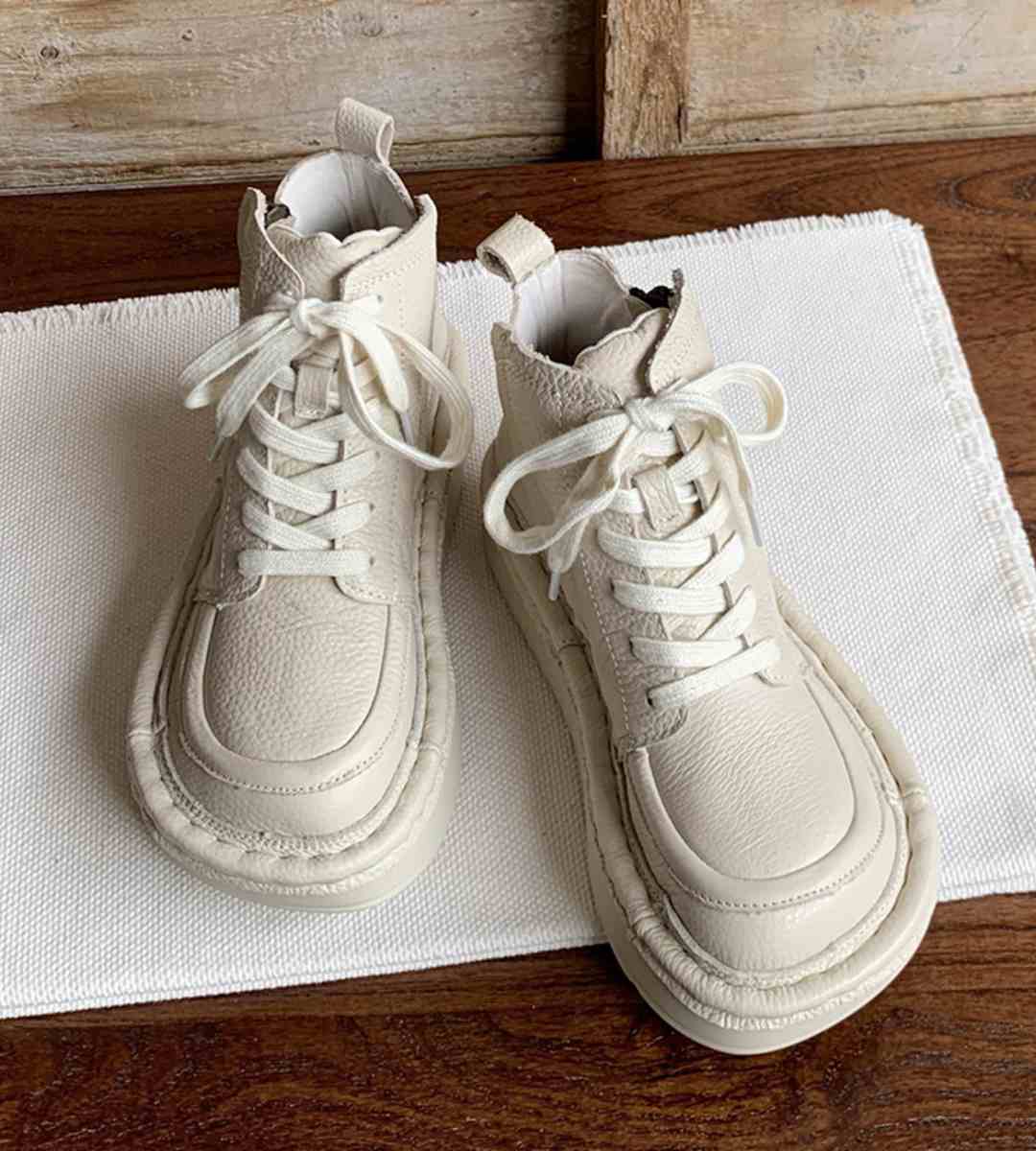 Spring Casual Sneakers Leather Fashion Sports Type