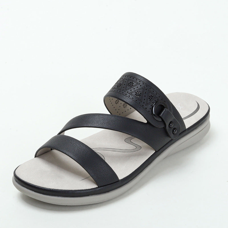 Slippers Women's Wedge Fashion Travel Casual Platform Sandals Women's Outer Wear