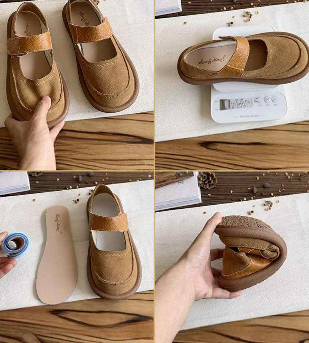 Spring Mary Jane Leather Cute Round Toe Shoes Japanese